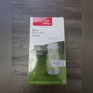 Playtex Baby Drop In Bottleliners Unopened Qty 100 Anti Colic